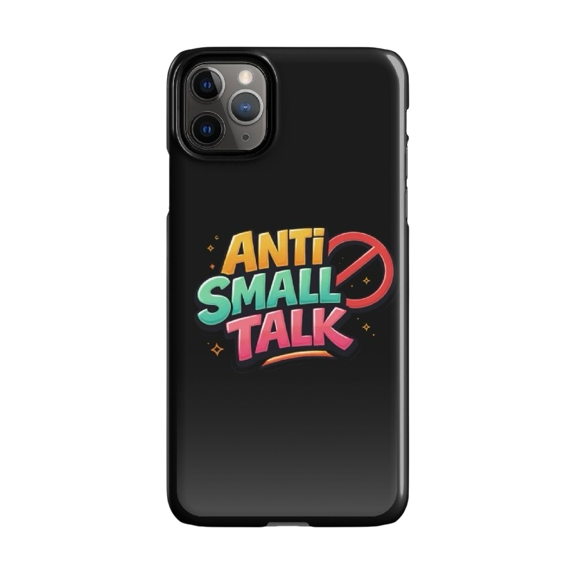 Anti small talk telefoonhoes iPhone®
