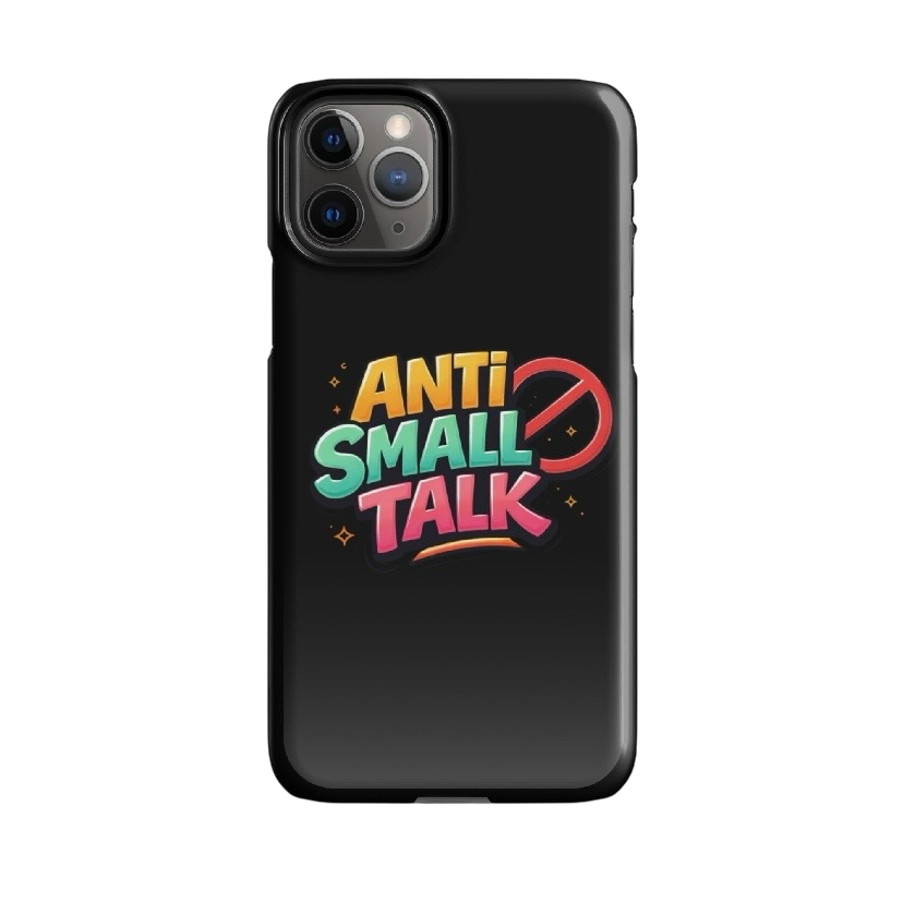 Anti small talk telefoonhoes iPhone®