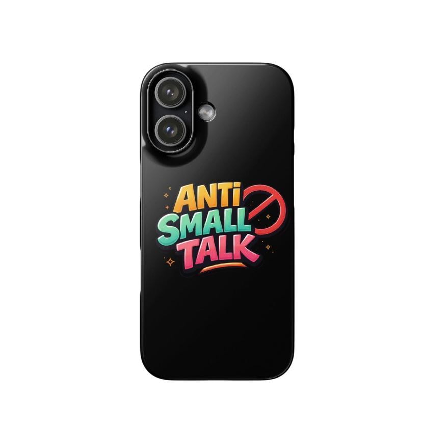 Anti small talk telefoonhoes iPhone®