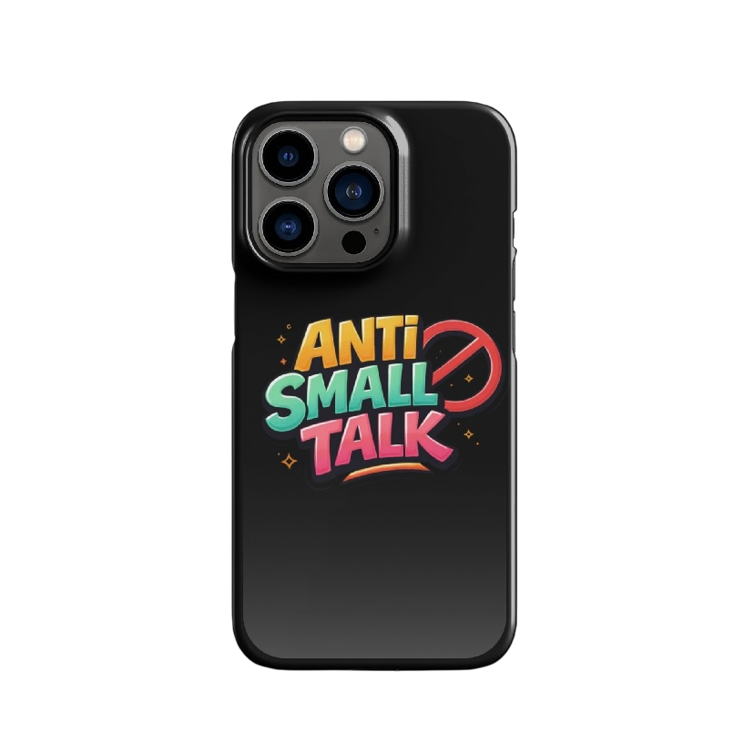 Anti small talk telefoonhoes iPhone®