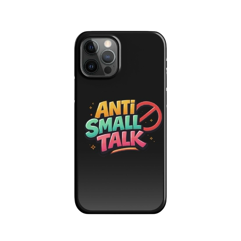 Anti small talk telefoonhoes iPhone®