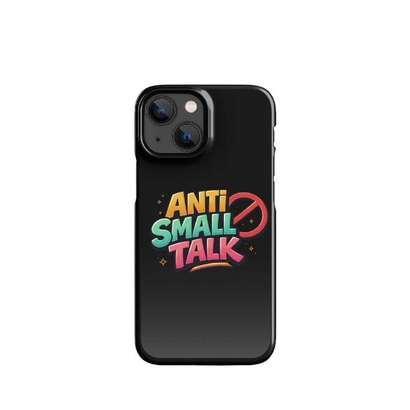 Anti small talk telefoonhoes iPhone®