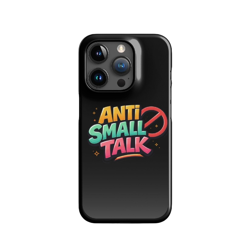 Anti small talk telefoonhoes iPhone®
