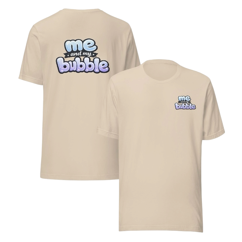 Me and my bubble T-shirt