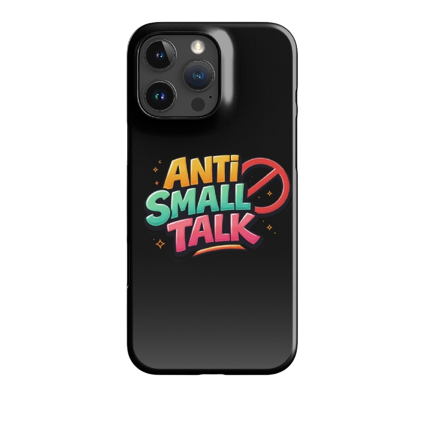 Anti small talk telefoonhoes iPhone®
