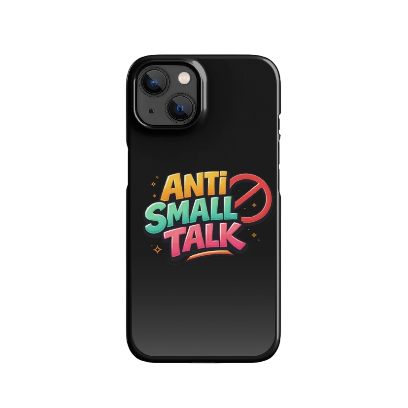 Anti small talk telefoonhoes iPhone®