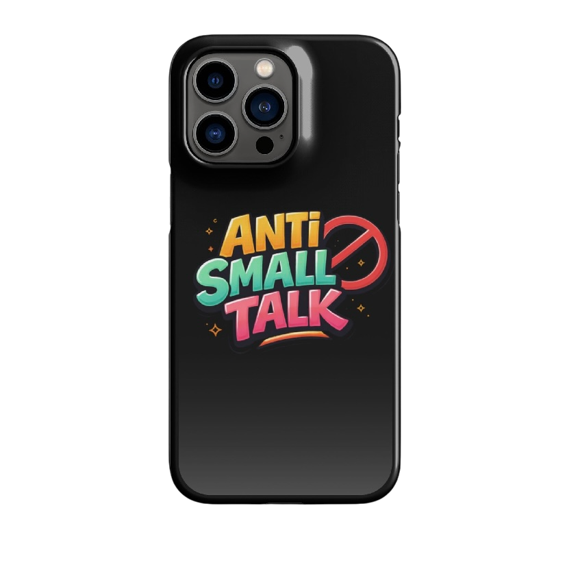 Anti small talk telefoonhoes iPhone®