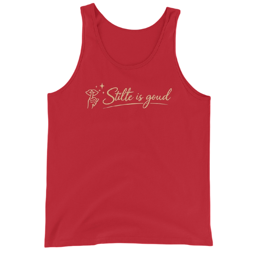 Stilte is goud tanktop