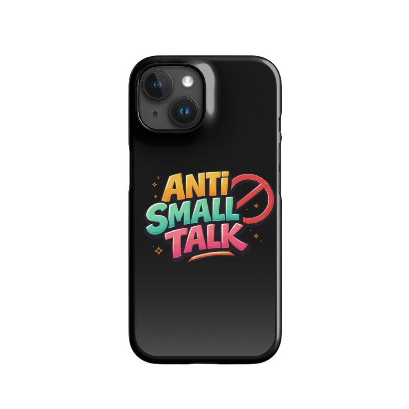Anti small talk telefoonhoes iPhone®