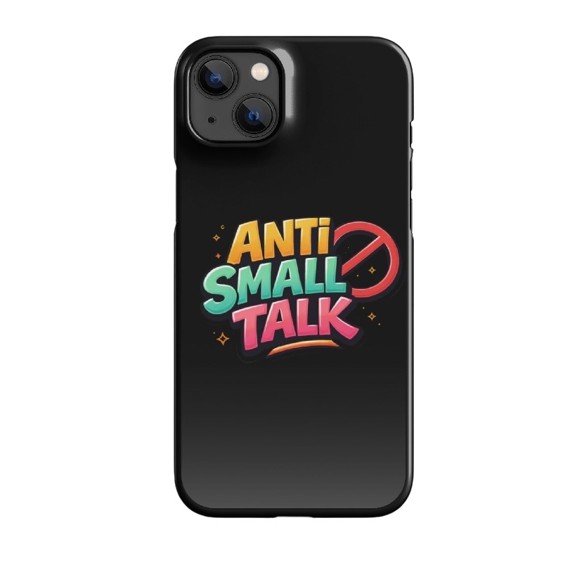 Anti small talk telefoonhoes iPhone®