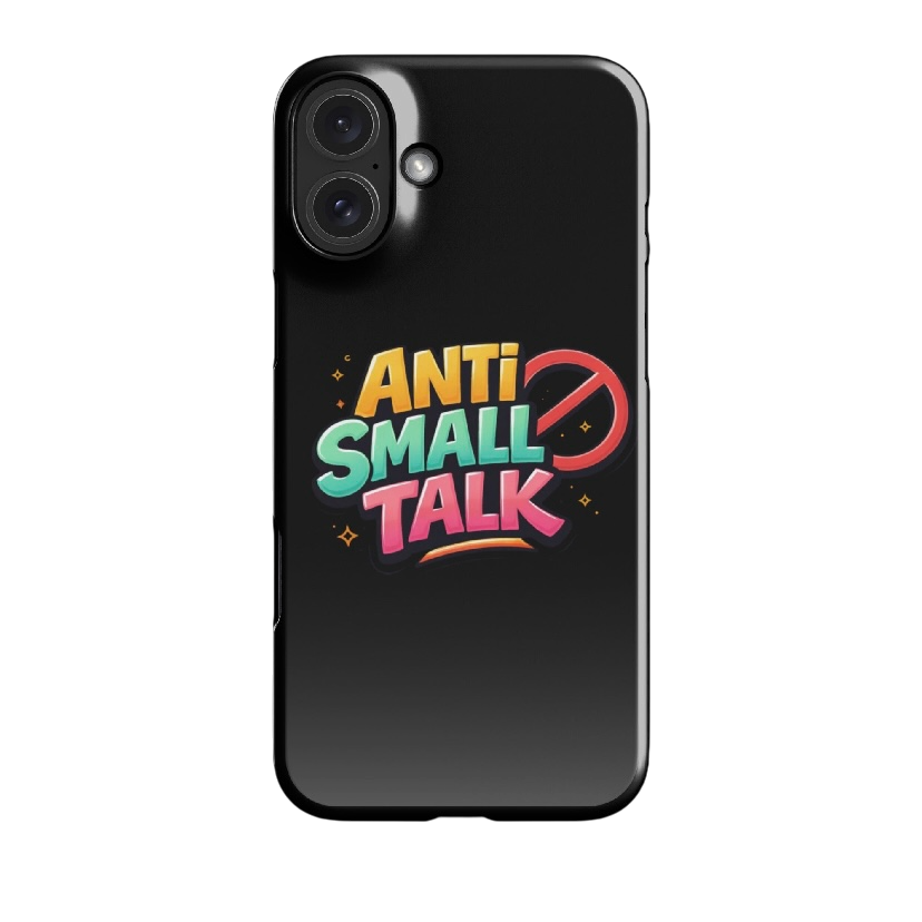 Anti small talk telefoonhoes iPhone®