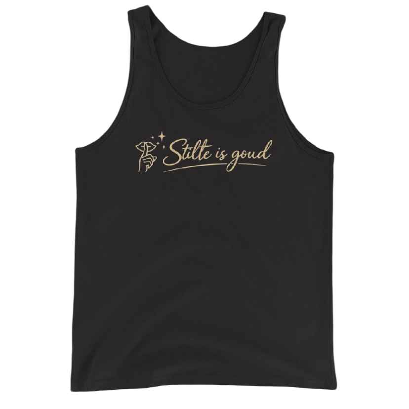 Stilte is goud tanktop