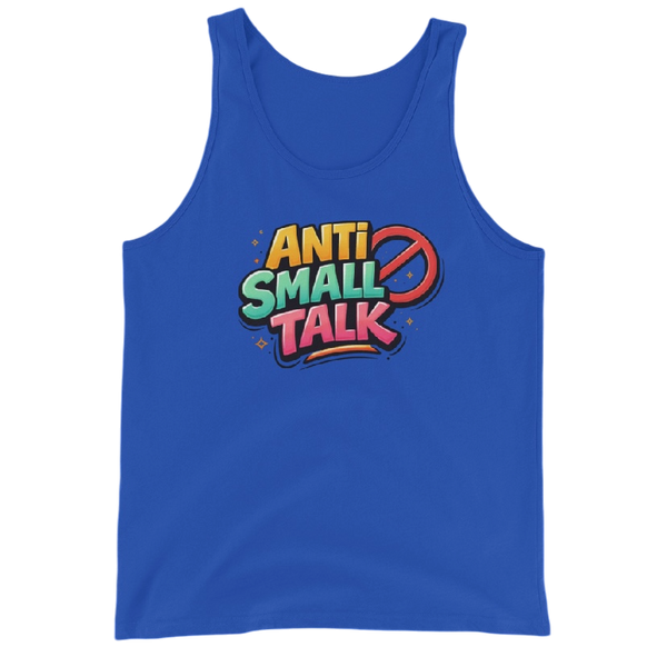 Anti small talk tanktop