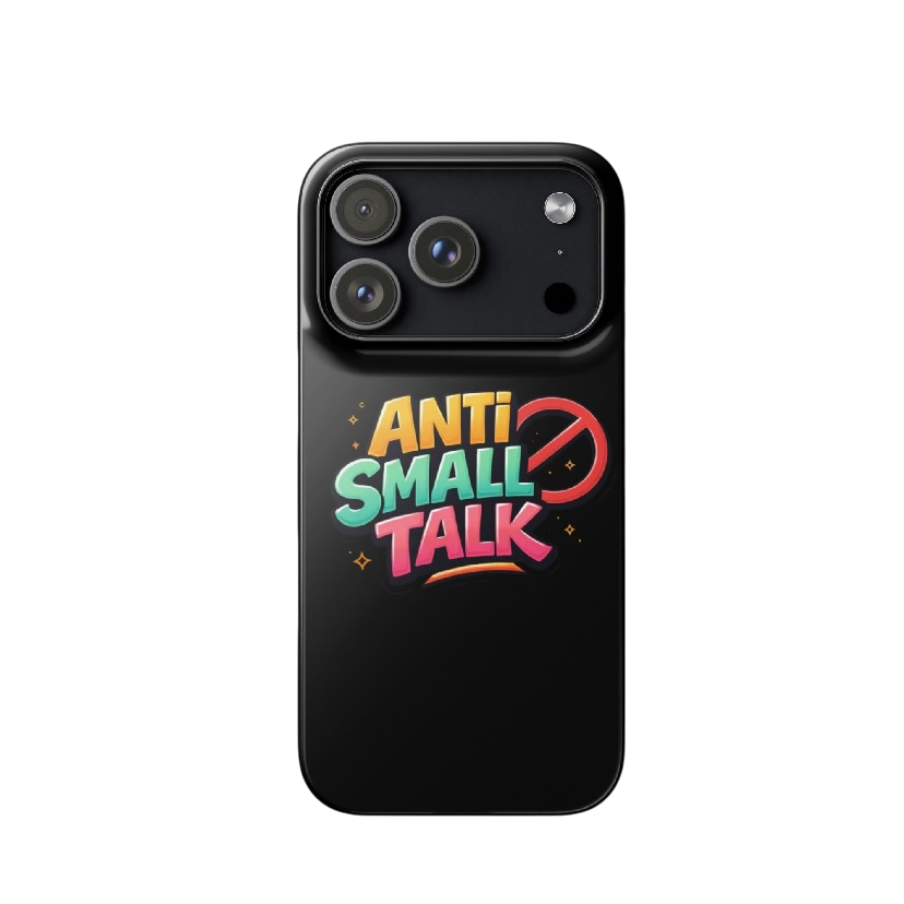 Anti small talk telefoonhoes iPhone®