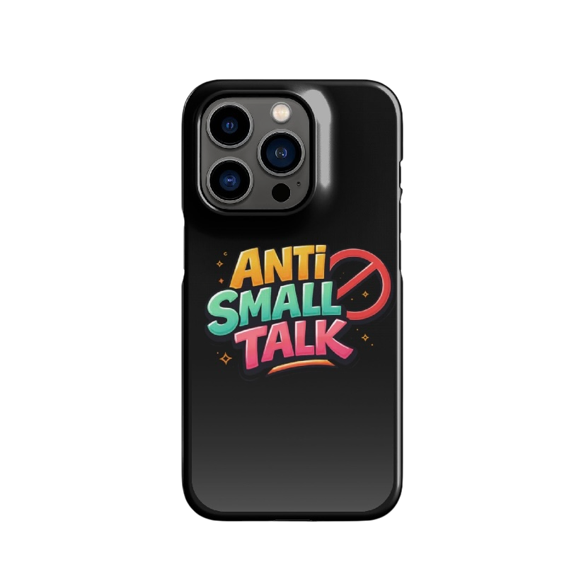 Anti small talk telefoonhoes iPhone®