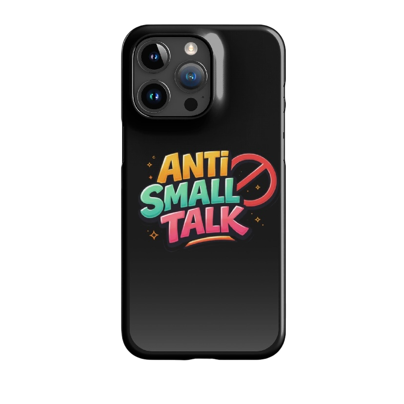 Anti small talk telefoonhoes iPhone®