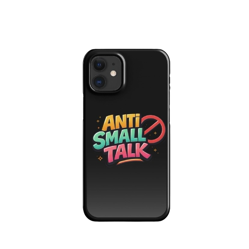 Anti small talk telefoonhoes iPhone®