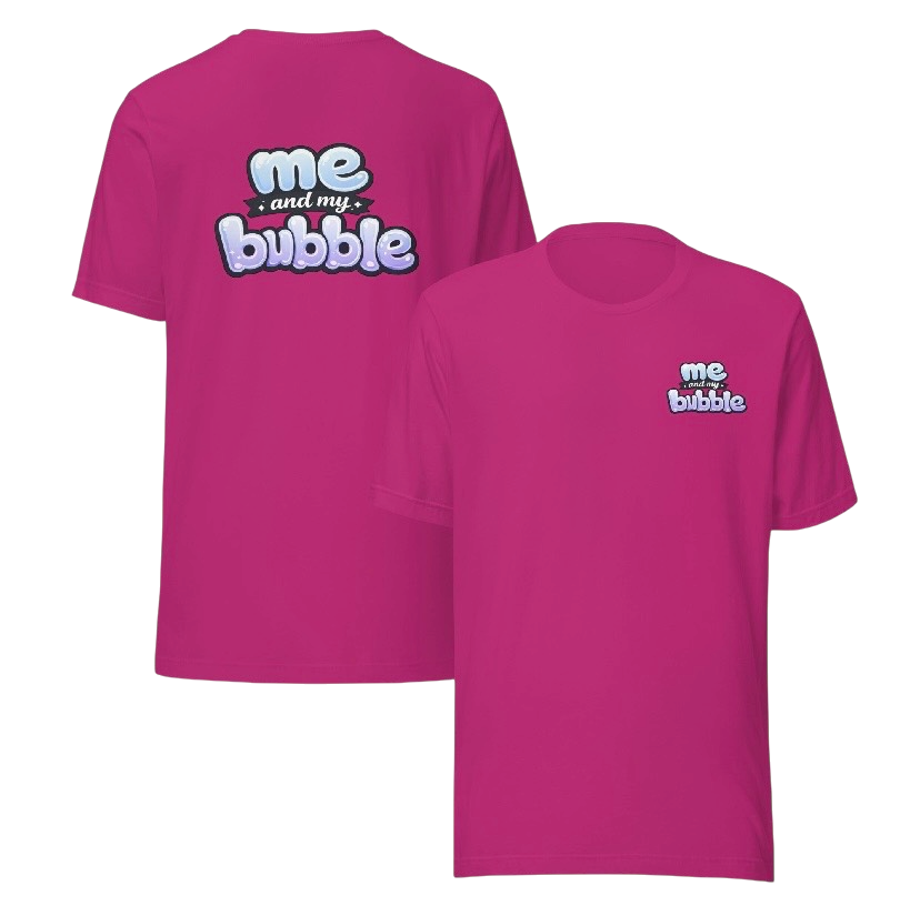 Me and my bubble T-shirt