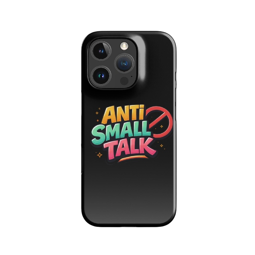 Anti small talk telefoonhoes iPhone®