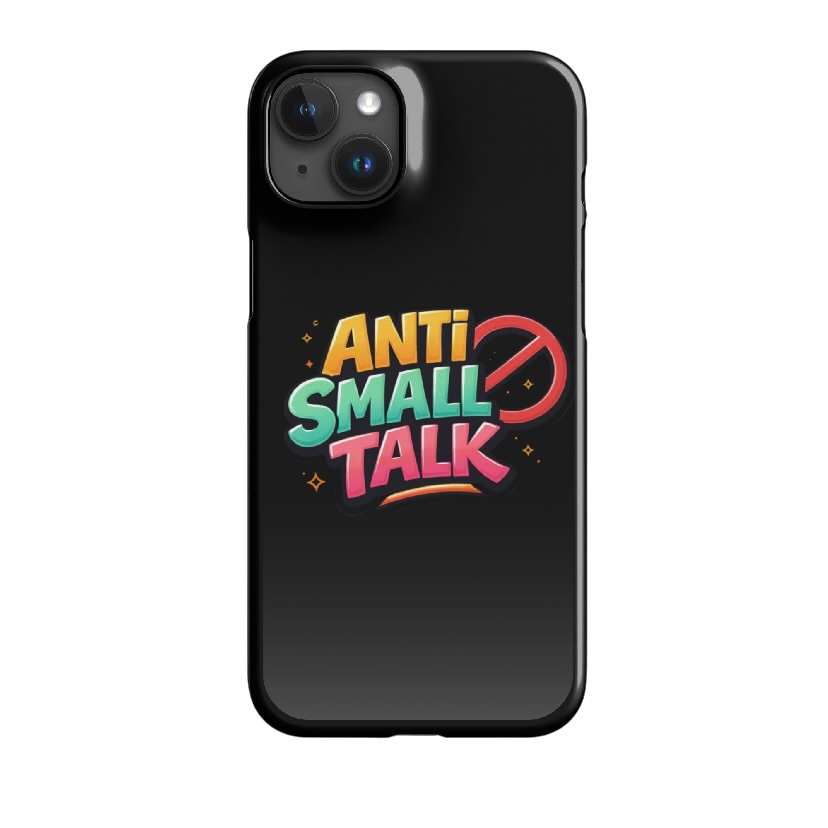 Anti small talk telefoonhoes iPhone®