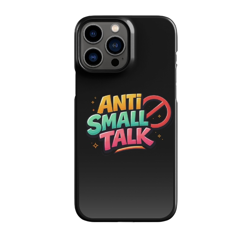 Anti small talk telefoonhoes iPhone®