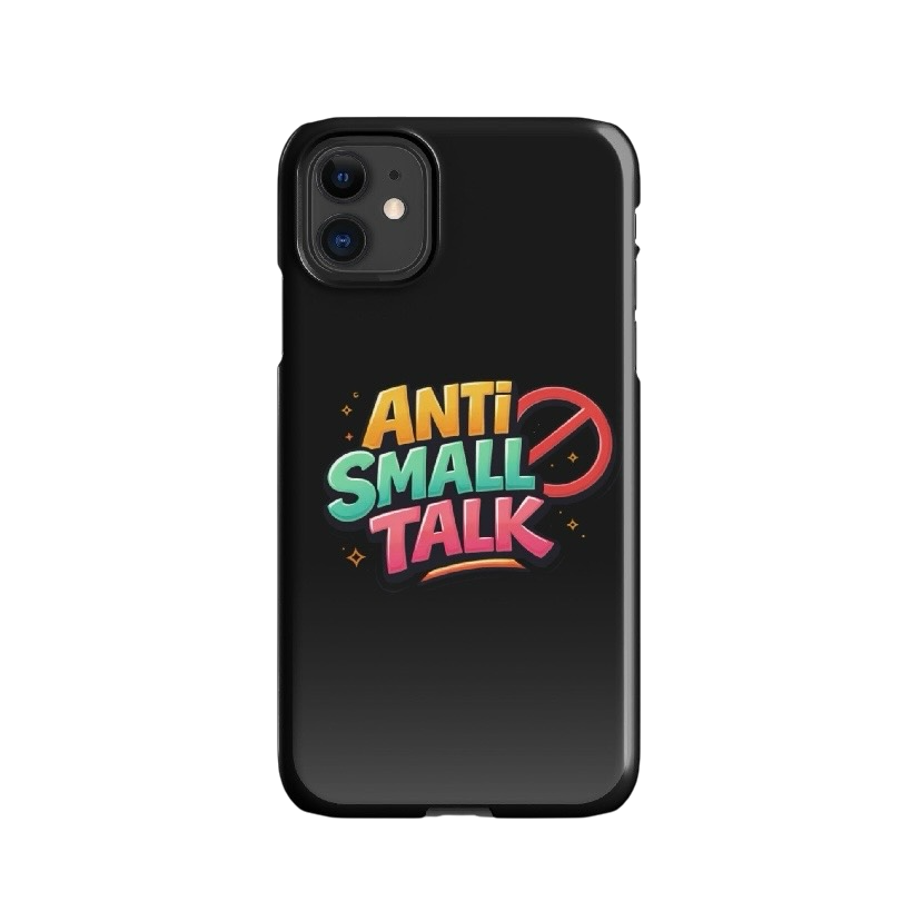 Anti small talk telefoonhoes iPhone®