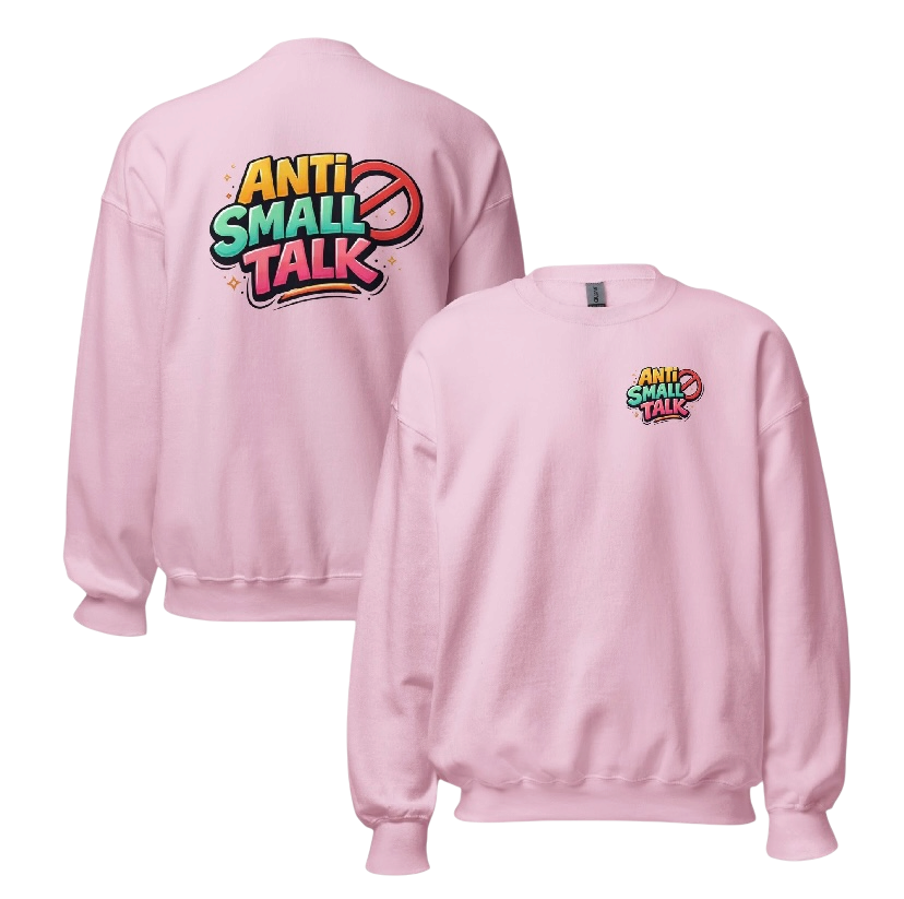 Anti small talk sweater
