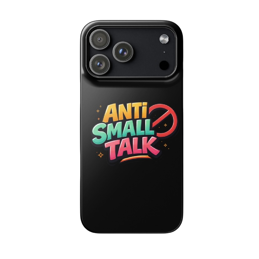 Anti small talk telefoonhoes iPhone®
