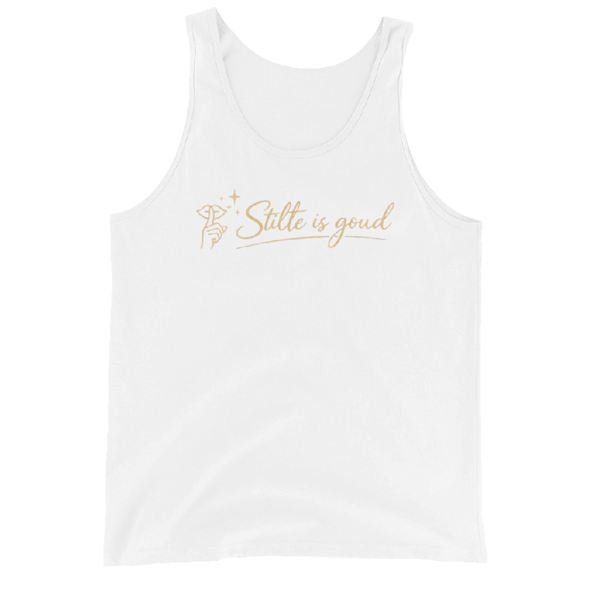 Stilte is goud tanktop