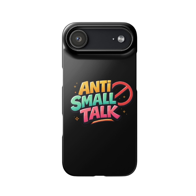 Anti small talk telefoonhoes iPhone®