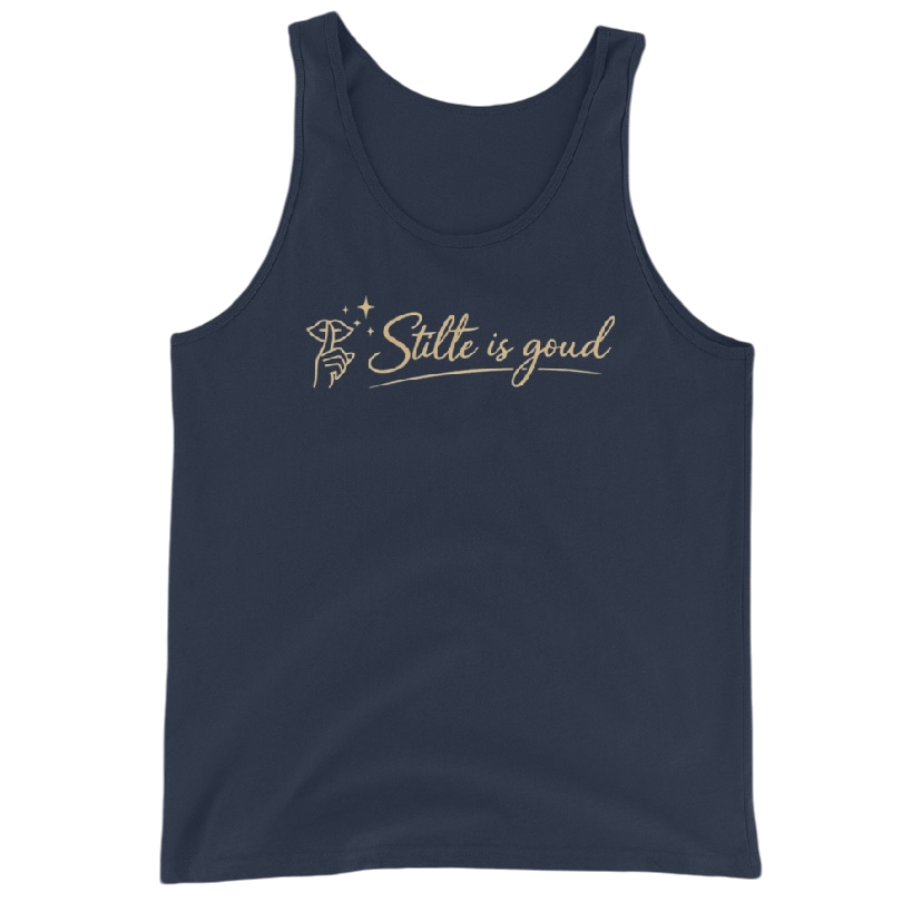 Stilte is goud tanktop