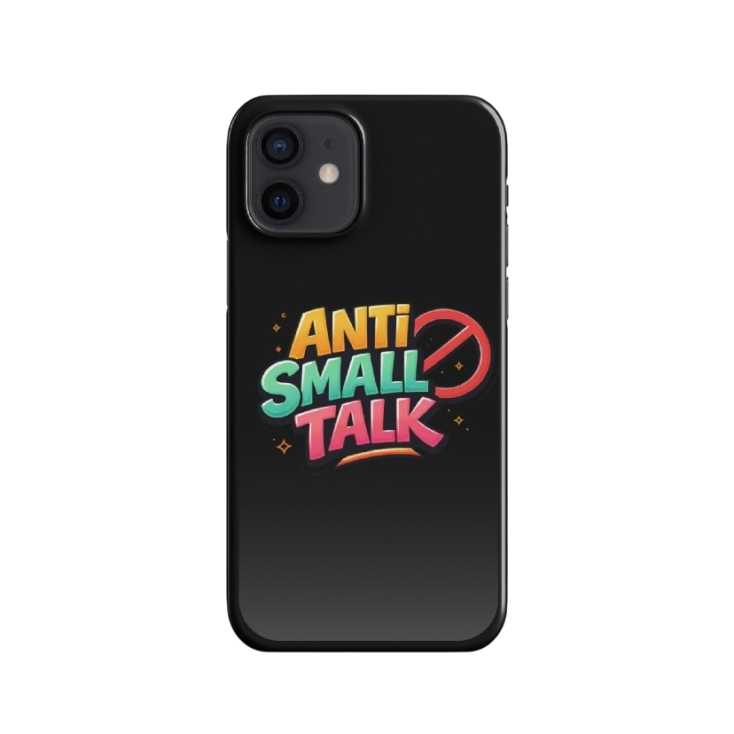 Anti small talk telefoonhoes iPhone®