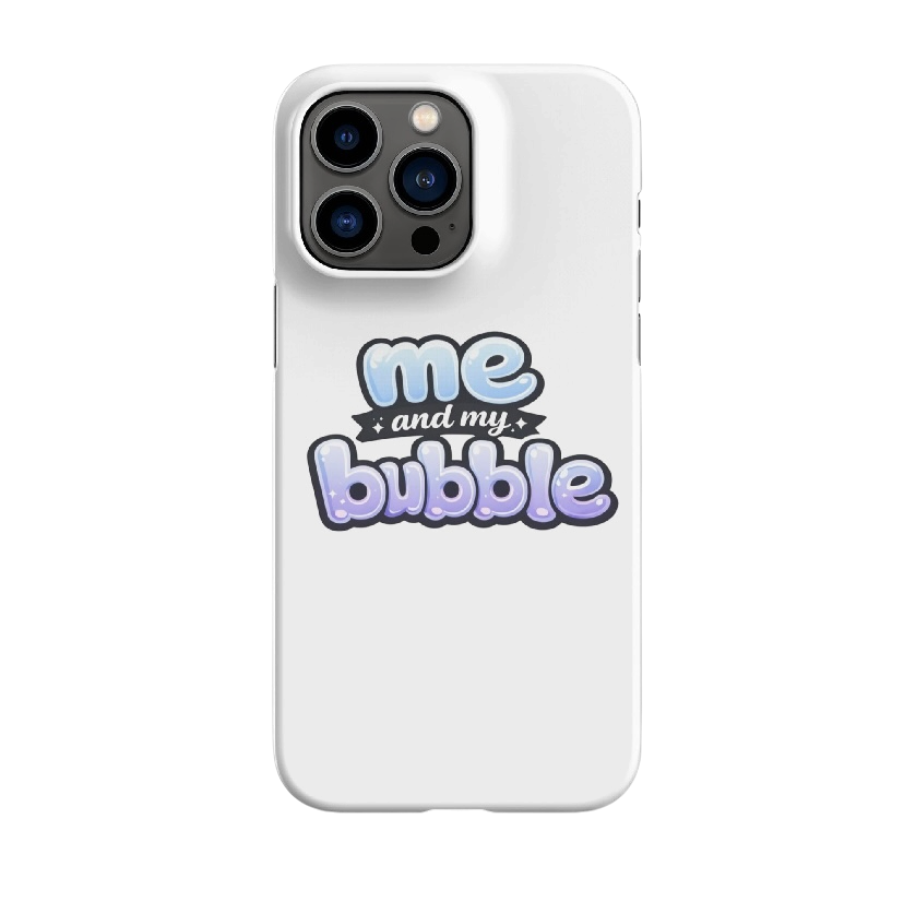Me and my bubble telefoonhoes iPhone®