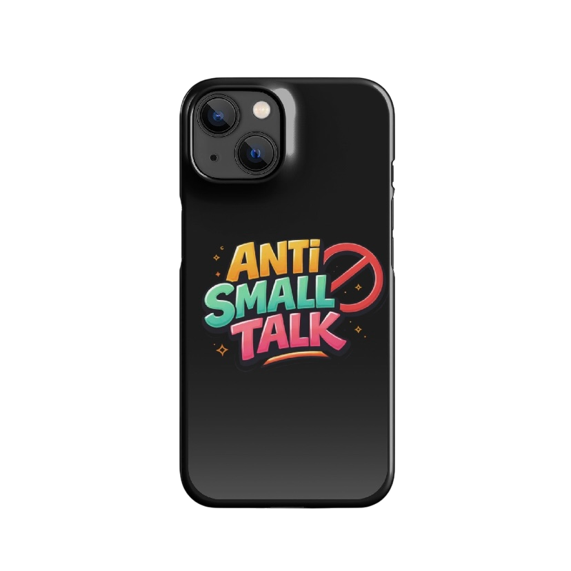 Anti small talk telefoonhoes iPhone®