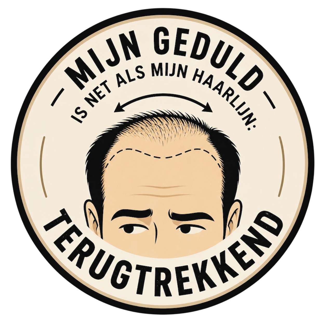 Mijn geduld is als.. T-shirt
