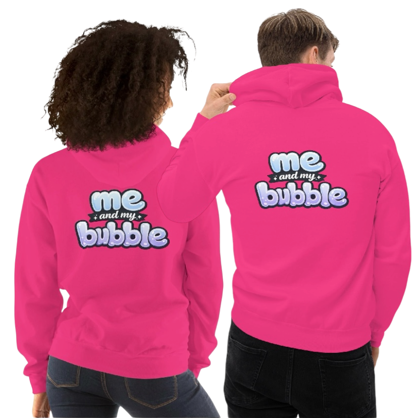 Me and my bubble hoodie