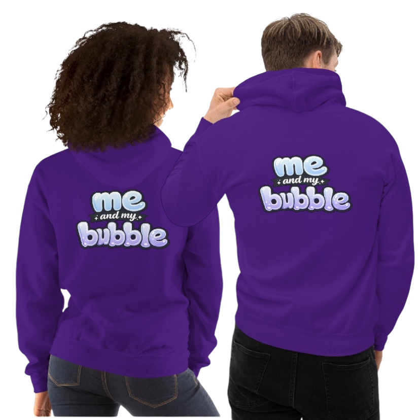 Me and my bubble hoodie