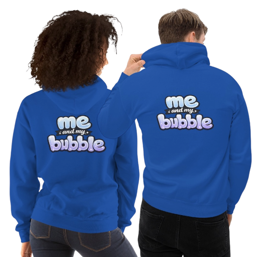 Me and my bubble hoodie