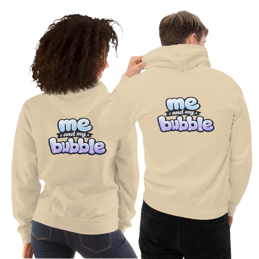 Me and my bubble hoodie