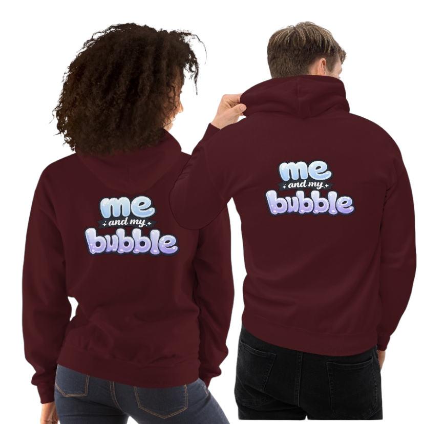 Me and my bubble hoodie