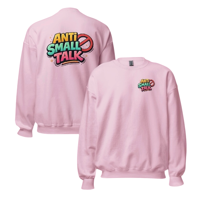 Anti small talk sweater