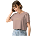 Stilte is goud crop top