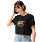 Anti small talk crop top