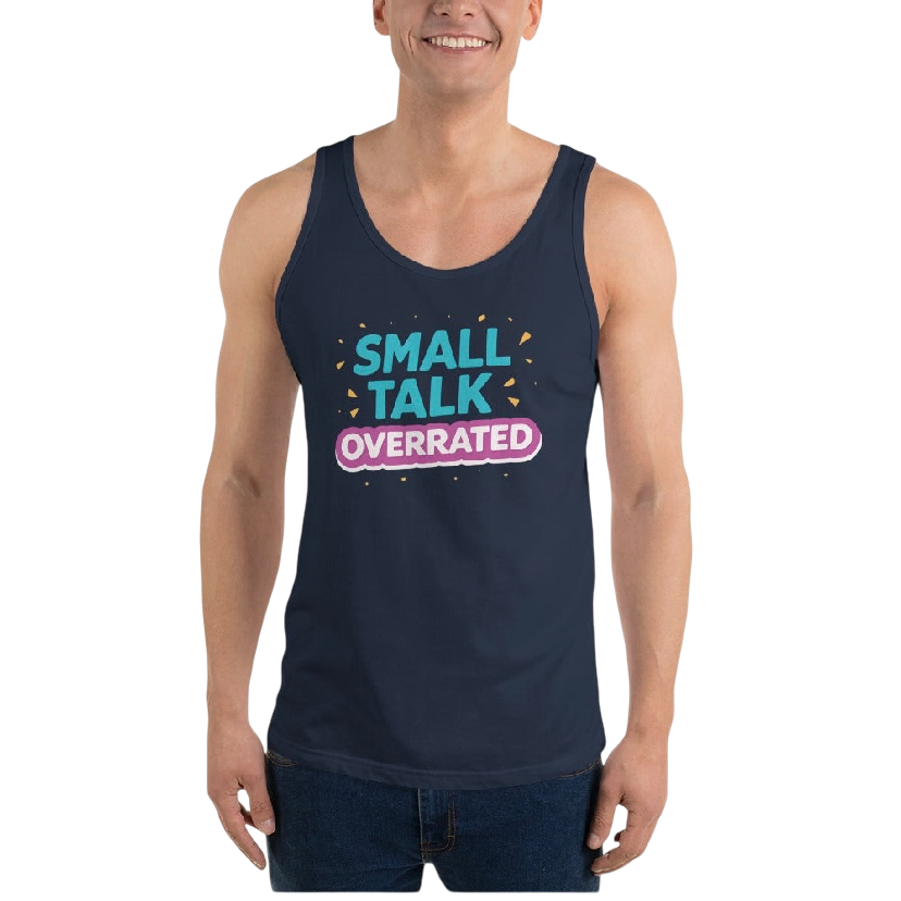 Small talk overrated tanktop