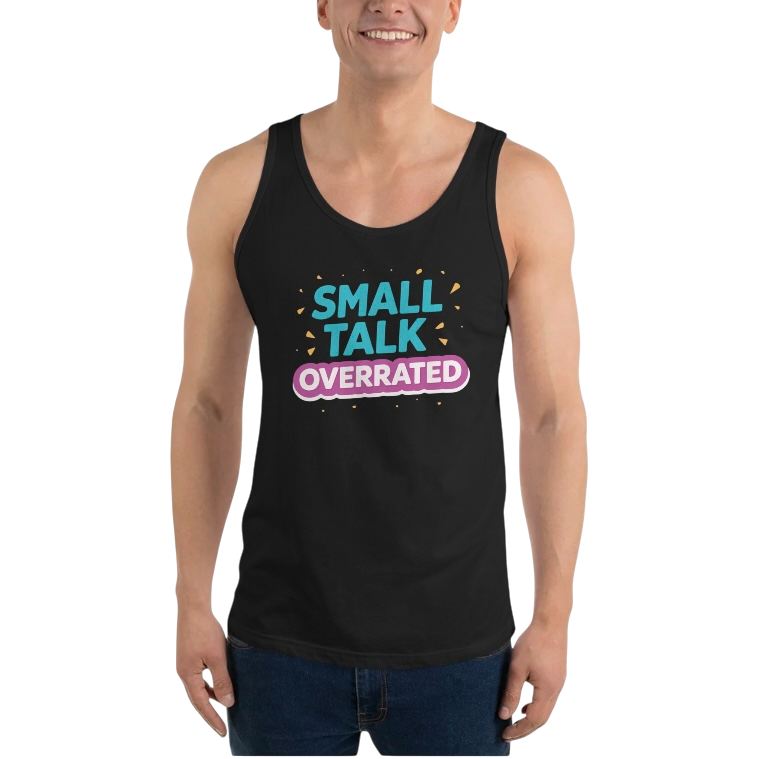 Small talk overrated tanktop