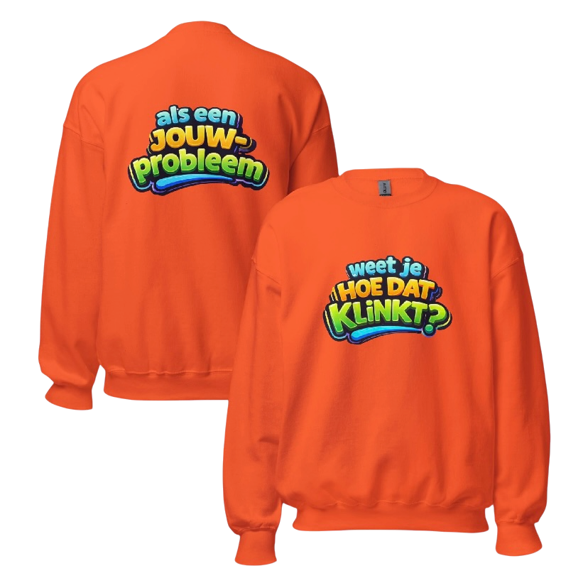 Weet je hoe dat klinkt sweater
