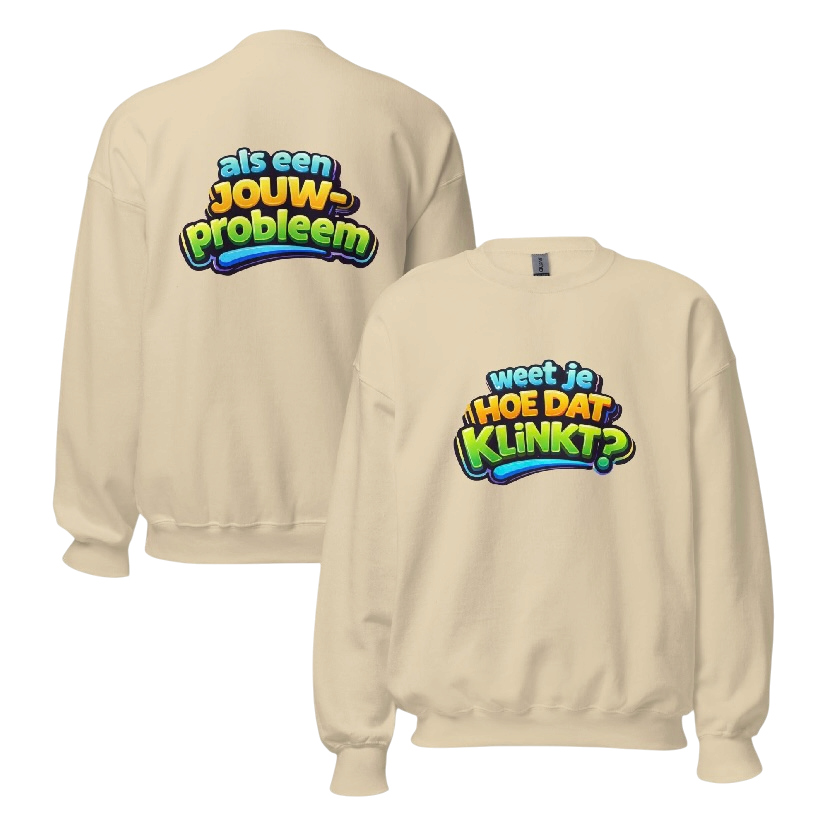 Weet je hoe dat klinkt sweater