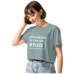 Rustig blijven crop top