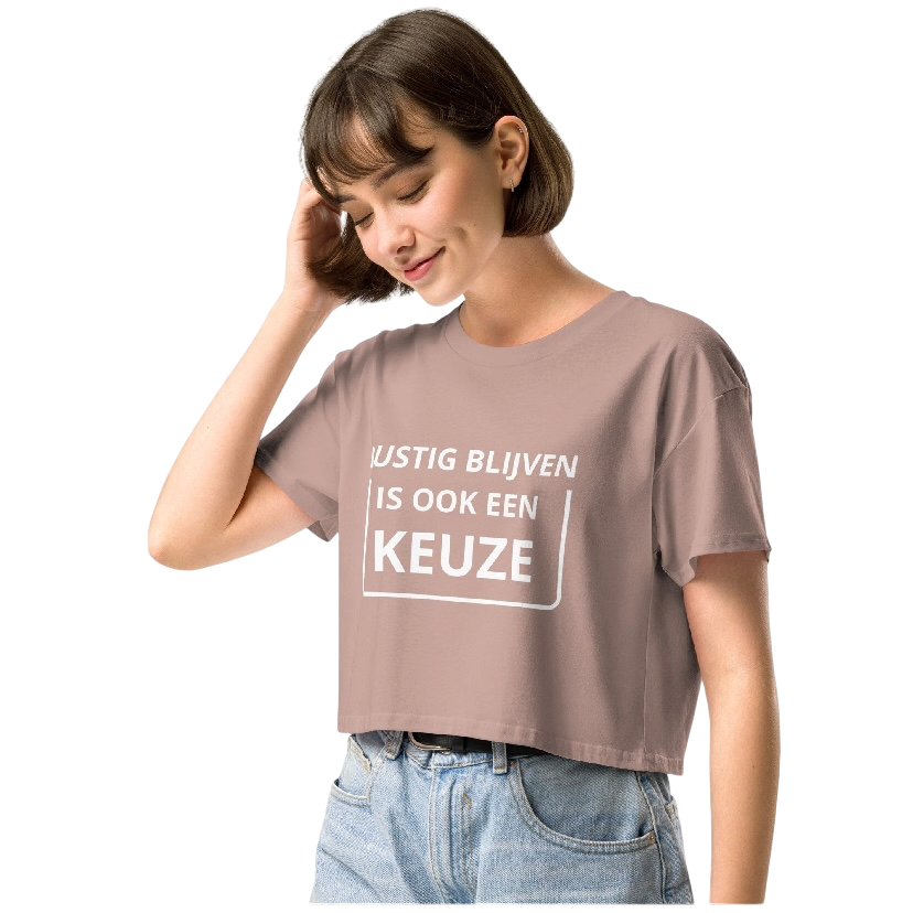 Rustig blijven crop top