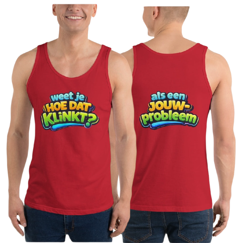 Weet je hoe dat klinkt tanktop